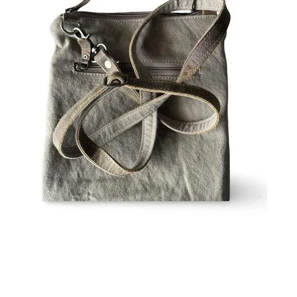 Myra Bag Sand Weaver Crossbody bag cowhide distressed leather western boho - Picture 4 of 7